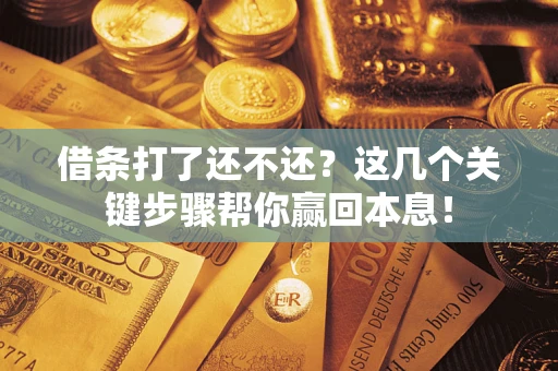 济南借条打了还不还？这几个关键步骤帮你赢回本息！
