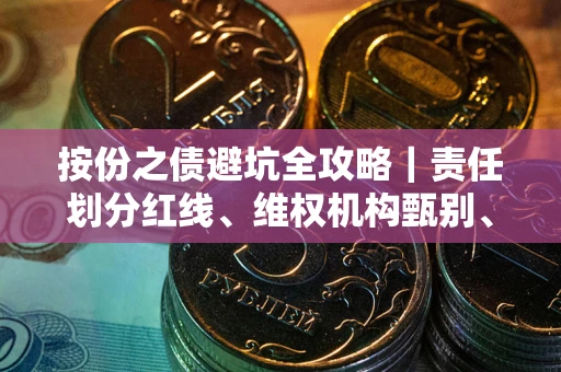 济南按份之债避坑全攻略｜责任划分红线、维权机构甄别、纠纷处理全流程拆解